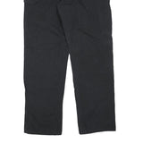 DICKIES Mens Regular Black Cotton Blend Trousers W34 L32 Workwear Straight Zip