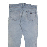 DICKIES Mens Regular Fit Jeans Blue Denim W36 L28 Classic Cotton Blend Zip