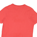 PUMA Mens Red Graphic T-Shirt L Short Sleeve Crew Neck Cotton Blend Logo