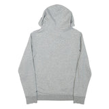 PUMA Womens Grey Hoodie S Cotton Blend Pullover Casual Hoodie