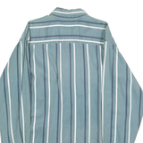 LEVI'S Mens Blue & White Striped Cotton Shirt S Casual Button Front