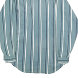 LEVI'S Mens Blue & White Striped Cotton Shirt S Casual Button Front