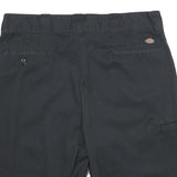 DICKIES Mens Shorts Black Relaxed Fit L W36 Workwear Polyester Blend