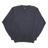 TOMMY HILFIGER Mens Navy Plain Cotton Crew Neck Basic Knit Jumper L Comfort