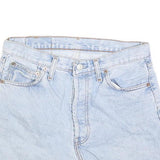 LEVI'S Womens Denim Blue Cut-Off Shorts M W30 Casual Cotton Blend 501