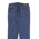 WRANGLER Mens Blue Jeans Regular Straight Denim Medium W36 L30 Casual Classic
