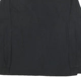 NIKE Mens Black Foothill Baseball T-Shirt L Long Sleeve Crew Neck Cotton Blend