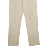 DICKIES Mens Polyester Blend Beige Regular Fit Straight Trousers W29 L32