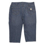 CARHARTT Mens Jeans Blue Regular Straight Denim Medium W42 L23 Workwear Zip