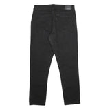 LEVI'S Classic Mid Rise Skinny Womens Jeans Black Cotton Blend W31 L28 Zip