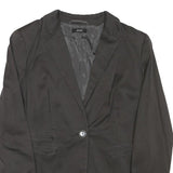 JOOP Womens Black Classic Jacket XS Polyester Blend Button Plain Tailored Blazer
