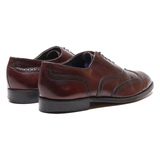 DEXTER Brogue Shoes Brown Leather Mens UK 9.5