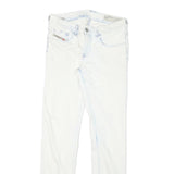 DIESEL Womens Slim Skinny Jeans White Denim Cotton Blend W28 L29 Stylish