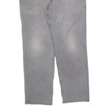 CARHARTT Mens Regular Fit Grey Denim Jeans W36 L32 Comfortable Durable Cotton