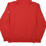 RUSSELL ATHLETIC Mens Red Volleyball Pullover Hoodie L Sports Sweatshirt