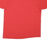 ONEITA Mens Red Divine Redeemer Graphic T-Shirt 2XL Short Sleeve Crew Neck
