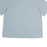 ADIDAS Womens Blue T-Shirt UK 14 Short Sleeve Crew Neck Casual Cotton Top