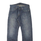 LEVI'S Mens Blue Regular Fit Straight Leg Denim W30 L28 Classic Zip Jeans