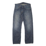 LEVI'S Mens Blue Regular Fit Straight Leg Denim W30 L28 Classic Zip Jeans