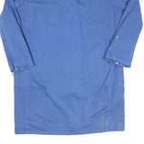 Mens Blue Workwear Button Jacket L Polyester Blend Plain Functional Coat
