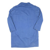 Mens Blue Workwear Button Jacket L Polyester Blend Plain Functional Coat