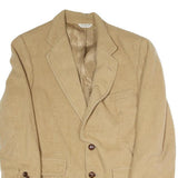KEEP FUN Womens Beige Button Jacket M Polyester Blend Classic Blazer Button