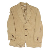 KEEP FUN Womens Beige Button Jacket M Polyester Blend Classic Blazer Button
