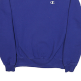 CHAMPION Mens Blue Crew Neck S Classic Cotton Blend Pullover Sweatshirt