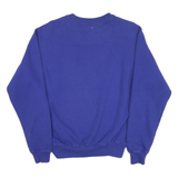 CHAMPION Mens Blue Crew Neck S Classic Cotton Blend Pullover Sweatshirt