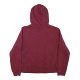 NIKE Mens Maroon Cedarcrest Football Pullover Hoodie L Cotton Blend