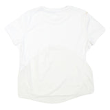 NIKE Womens White Running T-Shirt S Short Sleeve Crew Neck Lightweight