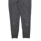 LEVI'S 710 Womens Jeans Black Slim Skinny Denim Raw W30 L25 Stretch Cotton Blend