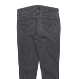 LEVI'S 710 Womens Jeans Black Slim Skinny Denim Raw W30 L25 Stretch Cotton Blend