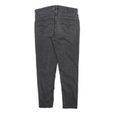 LEVI'S 710 Womens Jeans Black Slim Skinny Denim Raw W30 L25 Stretch Cotton Blend