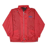 PEPSI MAX Mens Red Polyester Blend Jacket L Zip Plain Live Life Print