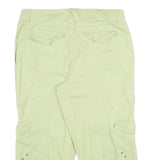 STYLE & CO Womens Shorts Beige Cargo UK 14 W32 Cotton Blend Casual