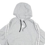NIKE Mens Grey Hoodie M Cotton Blend Pullover Sportswear Sweatshirt