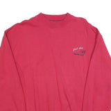 ENERGY Mens Red Crew Neck M Sweatshirt Cotton Blend Casual Pullover