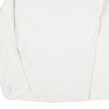 COLUMBIA Mens White Titanium Jacket L Polyester Blend Plain Outdoor Zip