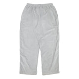 ALFRED DUNNER Womens Cotton Blend Relaxed Light Grey Straight Leg Trousers W28