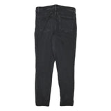 DKNY Womens Slim Black Denim Jeans Zip W29 L26 Stylish Cotton Blend