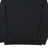 PUMA Mens Black Crew Neck Sweatshirt S Cotton Blend Pullover Logo Casual