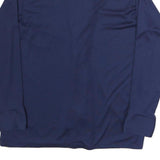 KINGSPORT Mens Blue Shirt L Long Sleeve Point Collar Polyester Blend Comfortable