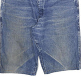 WRANGLER Mens Denim Blue Casual Shorts 2XL W36 Relaxed Fit Cotton Blend