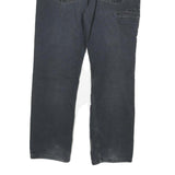 CARHARTT Mens Cotton Blend Black Relaxed Straight Trousers W31 L27 Workwear
