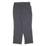 MAUL Womens Polyester Blend Black Regular Fit Straight Leg Trousers W32 L32