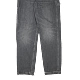 LEVI'S Mens Relaxed Grey Denim Jeans W32 L32 Workwear Style Zip Closure