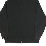 CARHARTT Mens Black Full Zip Hoodie XL Workwear Cotton Blend Casual