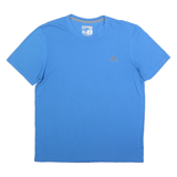 ADIDAS Mens Blue Graphic T-Shirt XL Short Sleeve Crew Neck Sportswear Casual