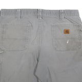 CARHARTT Mens Shorts Grey Casual Cotton Blend XL W38 Workwear Utility